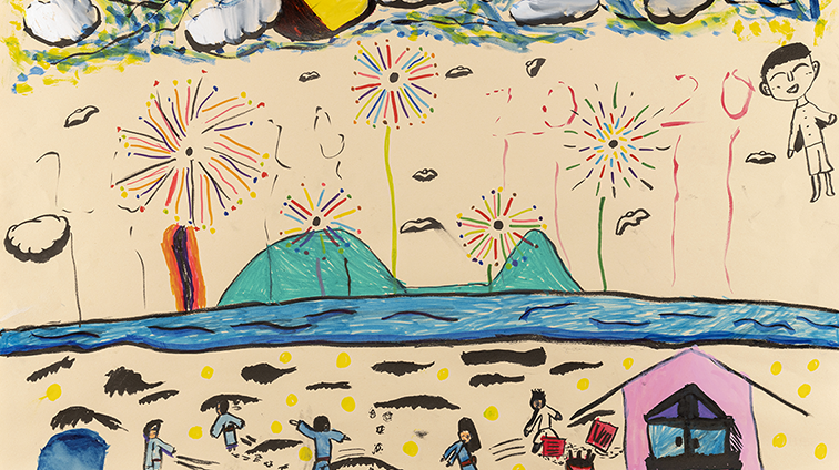 わたしにとってほんとの花火みつけた!!