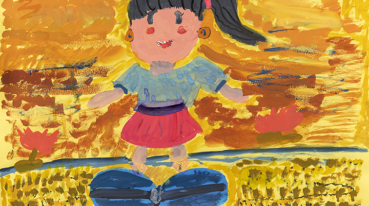 スケボーで空中のりができたとき