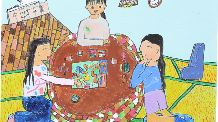 人生ゲームで遊んだよ