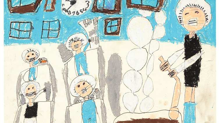 カレーからもくもく