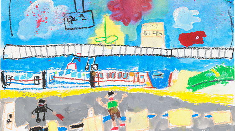 はくたかにのって にほんりょこう