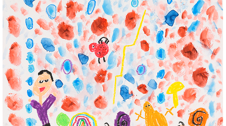 水たまりにとびこむぞ!