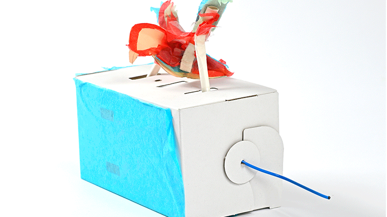 はばたくインコ