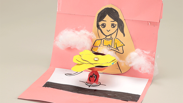 幸せを運ぶカード｜3・4年生の作品｜みんなの図工ギャラリー