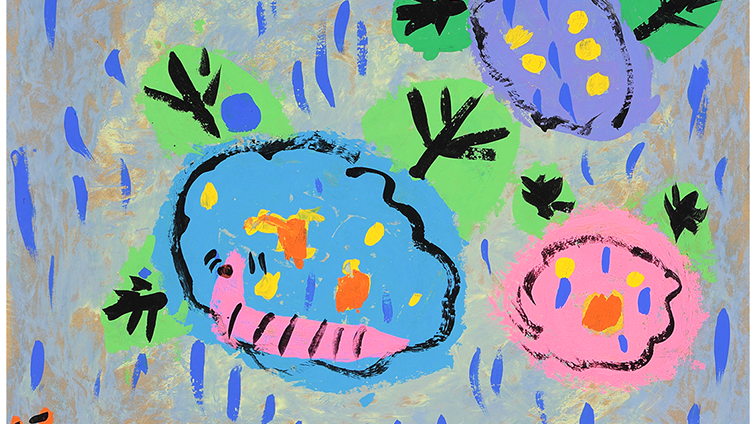 アジサイと生き物