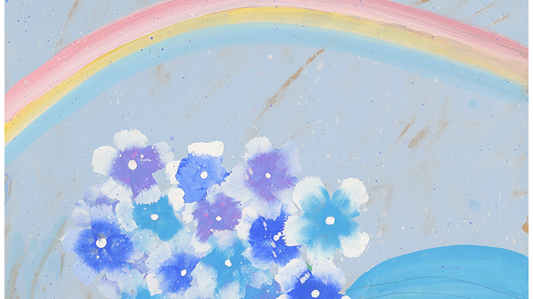 雨の日のあじさい