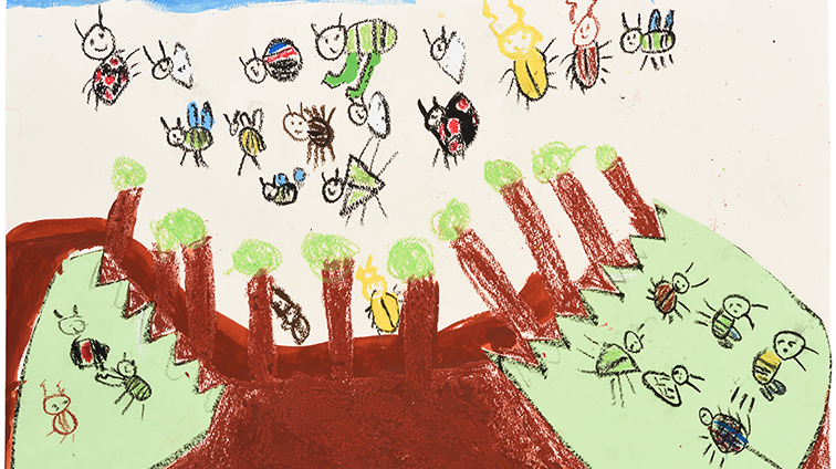 虫しかいないせかい