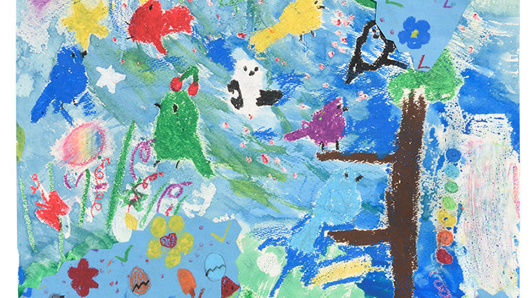 とりの せかいが うまれたよ