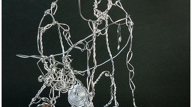 ネジネジ土台のゆらゆらコースター