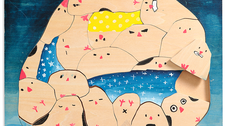 宇宙旅行中の文鳥