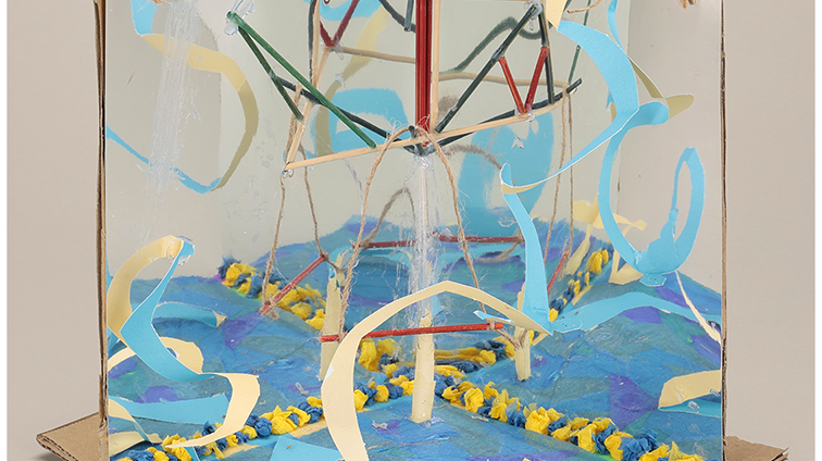 海の中の天国と地獄の間