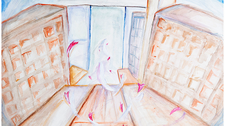 この下駄箱を通る