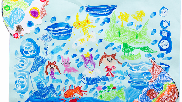 ねこと魚が生まれたよ