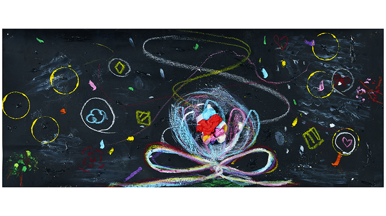 しあわせりぼん花