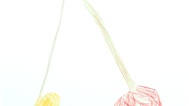 さくらんぼの いす