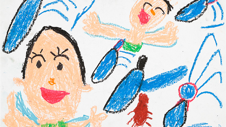 わっ! つめたいな